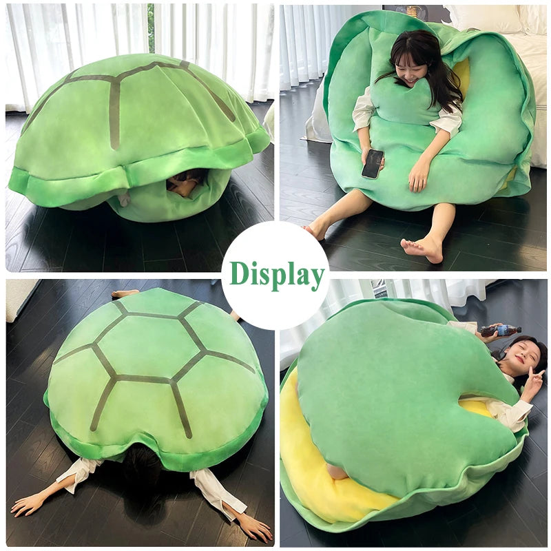 Cute Wearable Turtle Shell Pillow for Kids & Adults by HitMyNeed