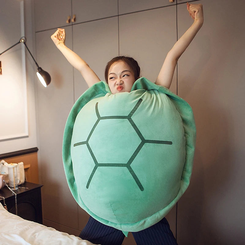 Cute Wearable Turtle Shell Pillow for Kids & Adults by HitMyNeed
