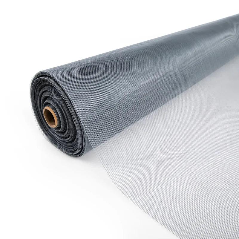 Cuttable Mosquito Screen Mesh Roll for Doors & Windows grey 200x800cm by HitMyNeed