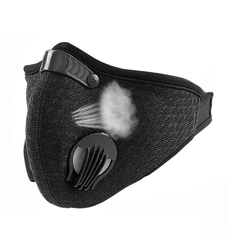 Cycling Anti-Pollution Mask with Activated Carbon by HitMyNeed