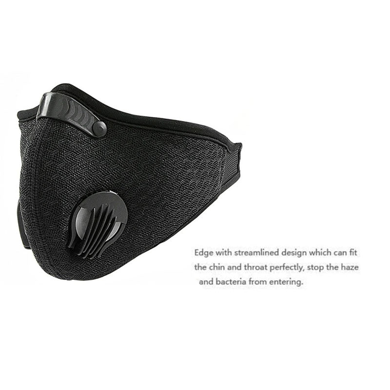 Cycling Anti-Pollution Mask with Activated Carbon by HitMyNeed