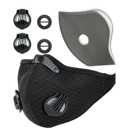 Cycling Anti-Pollution Mask with Activated Carbon by HitMyNeed