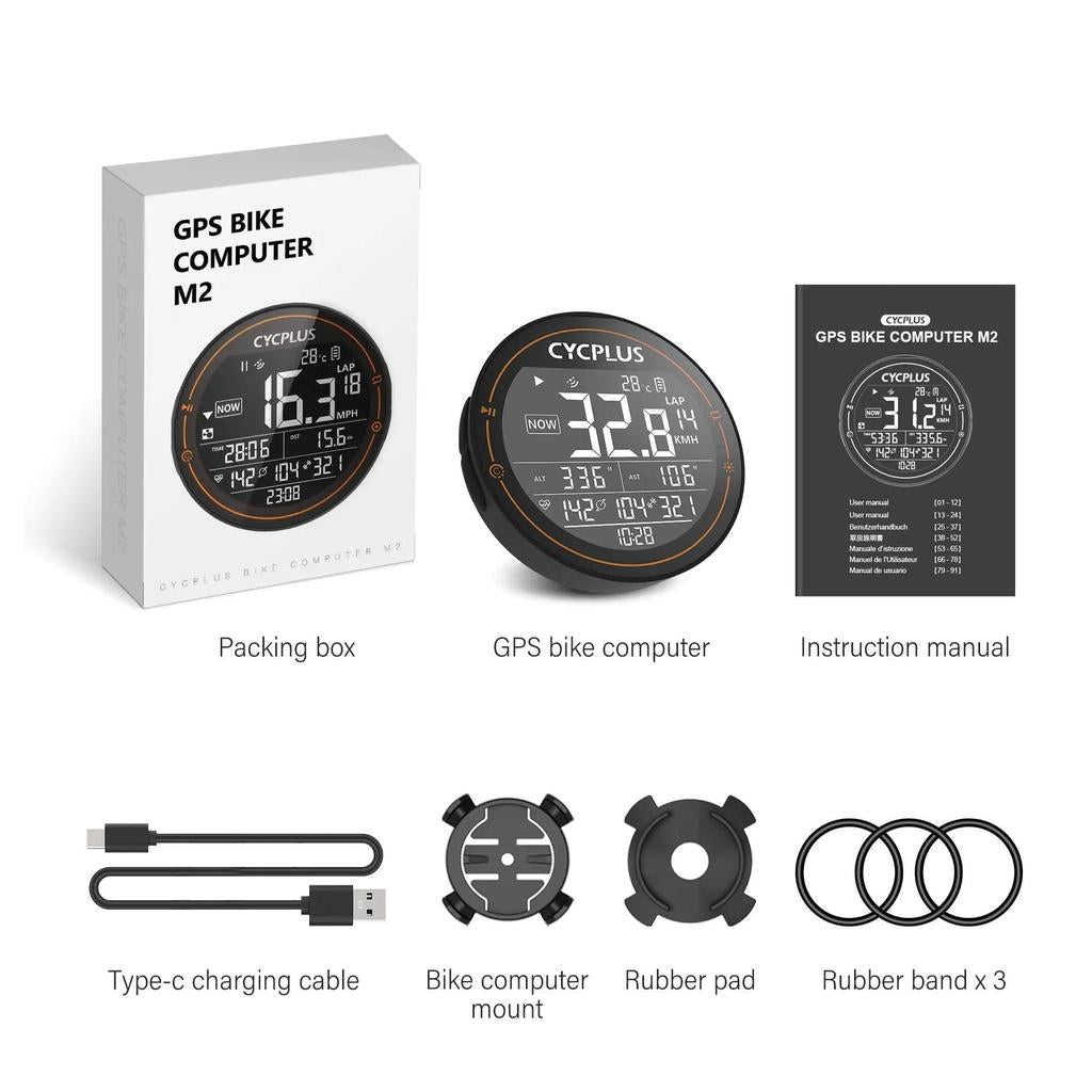 CYCPLUS M2 GPS Bike Computer with ANT+ & Bluetooth by HitMyNeed