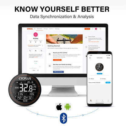 CYCPLUS M2 GPS Bike Computer with ANT+ & Bluetooth by HitMyNeed