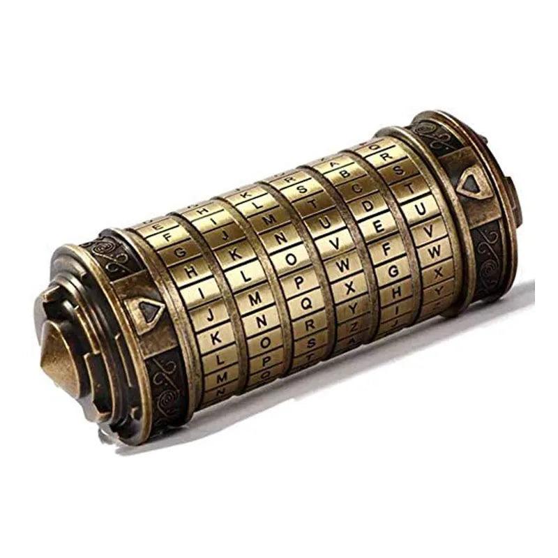 Da Vinci Style Cryptex Password Puzzle Lock Gift by HitMyNeed