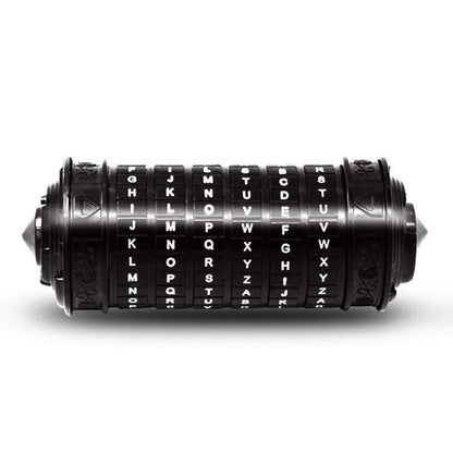 Da Vinci Style Cryptex Password Puzzle Lock Gift black by HitMyNeed