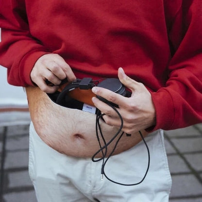 Dad Bod Hairy Belly Fanny Pack Waist Bag by HitMyNeed