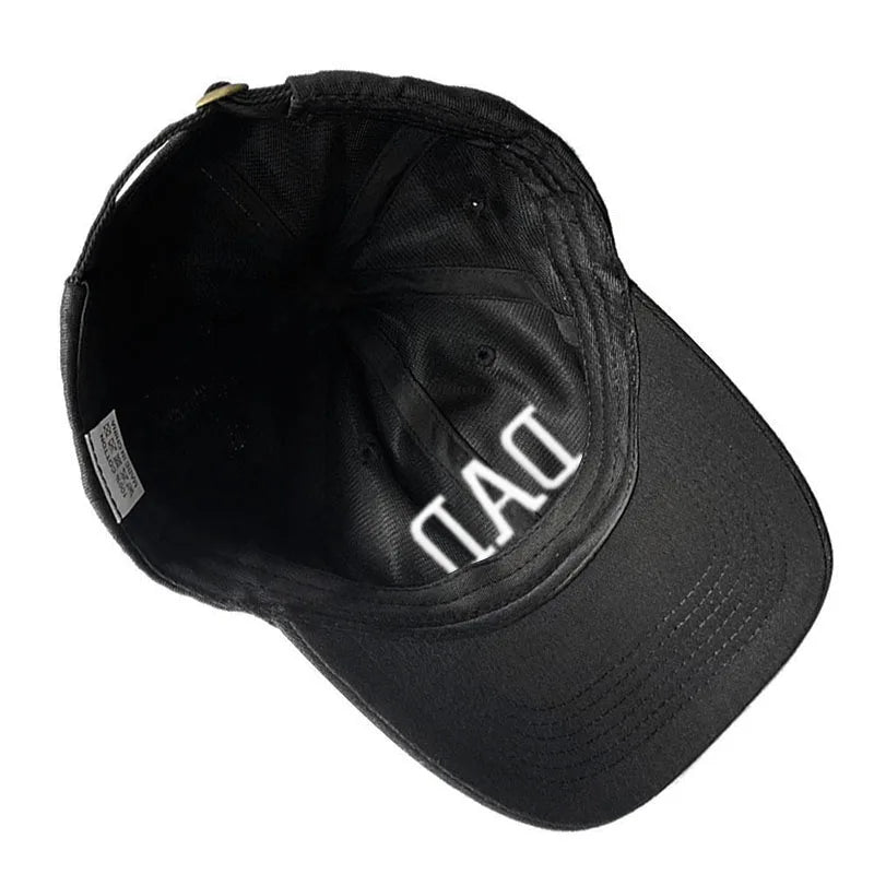 DAD MOM Embroidered Cotton Baseball Cap by HitMyNeed