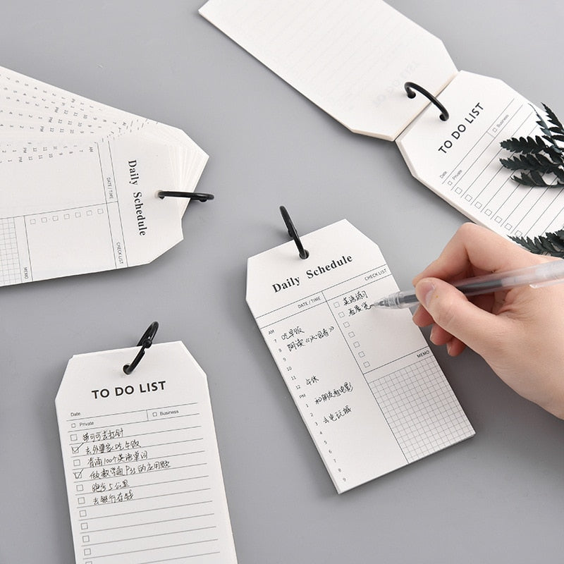 Daily Planner Notepad 52 Sheets Ring-Bound by HitMyNeed