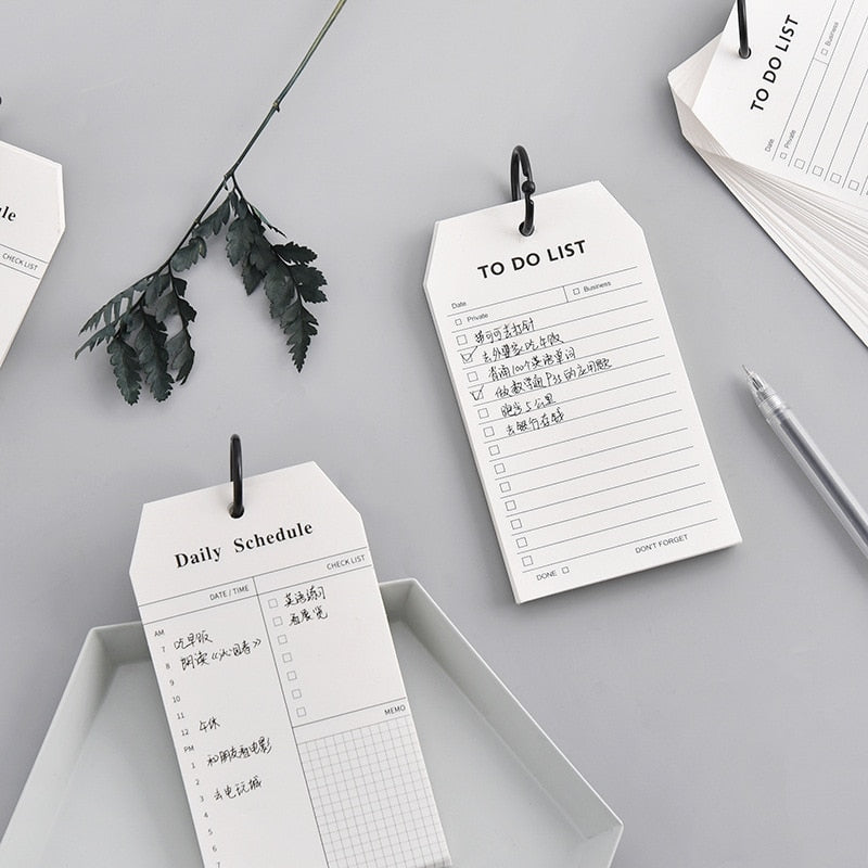 Daily Planner Notepad 52 Sheets Ring-Bound by HitMyNeed