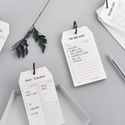 Daily Planner Notepad 52 Sheets Ring-Bound by HitMyNeed