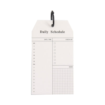Daily Planner Notepad 52 Sheets Ring-Bound by HitMyNeed