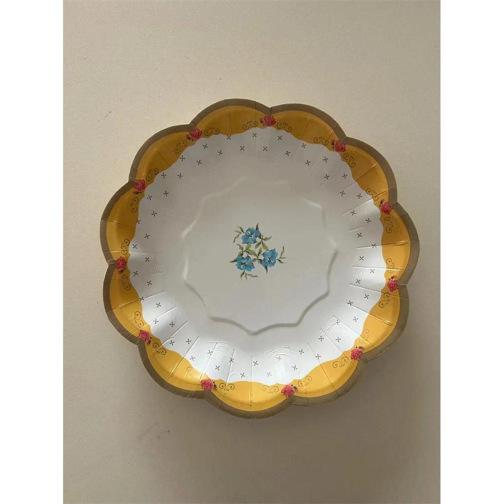 Dainty Floral Tea Party Paper Plates, 7" (8 Pack) 12 by HitMyNeed
