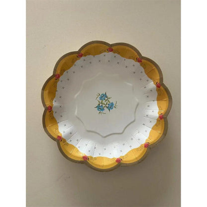 Dainty Floral Tea Party Paper Plates, 7" (8 Pack) 12 by HitMyNeed