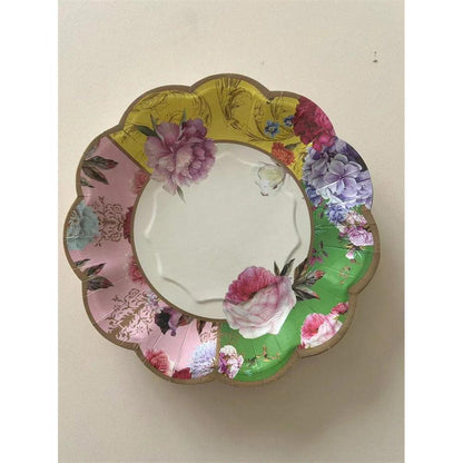 Dainty Floral Tea Party Paper Plates, 7" (8 Pack) 14 by HitMyNeed
