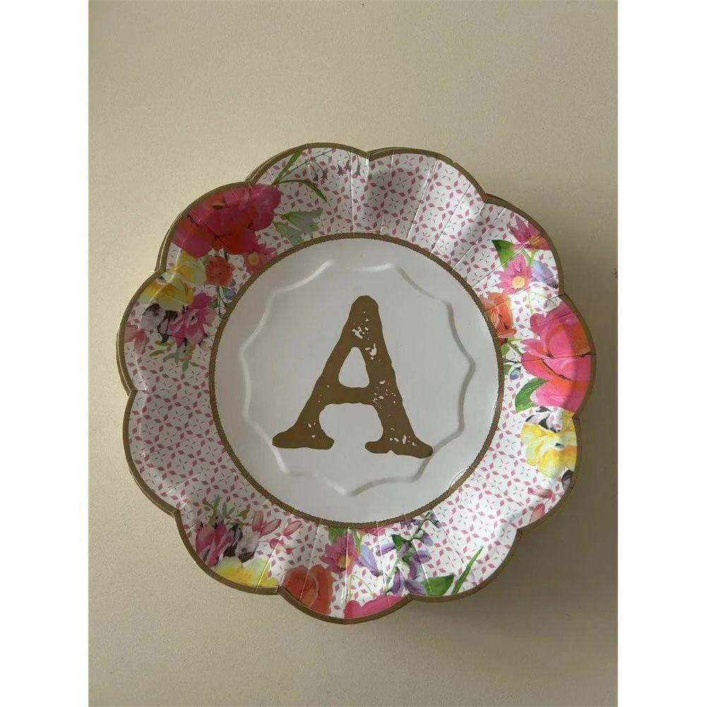 Dainty Floral Tea Party Paper Plates, 7" (8 Pack) 19 by HitMyNeed