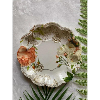 Dainty Floral Tea Party Paper Plates, 7" (8 Pack) 22 by HitMyNeed
