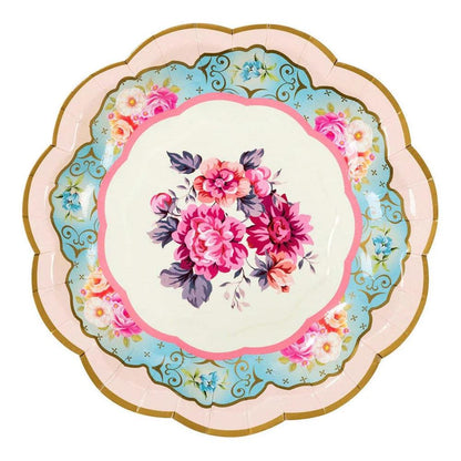 Dainty Floral Tea Party Paper Plates, 7" (8 Pack) 5 by HitMyNeed
