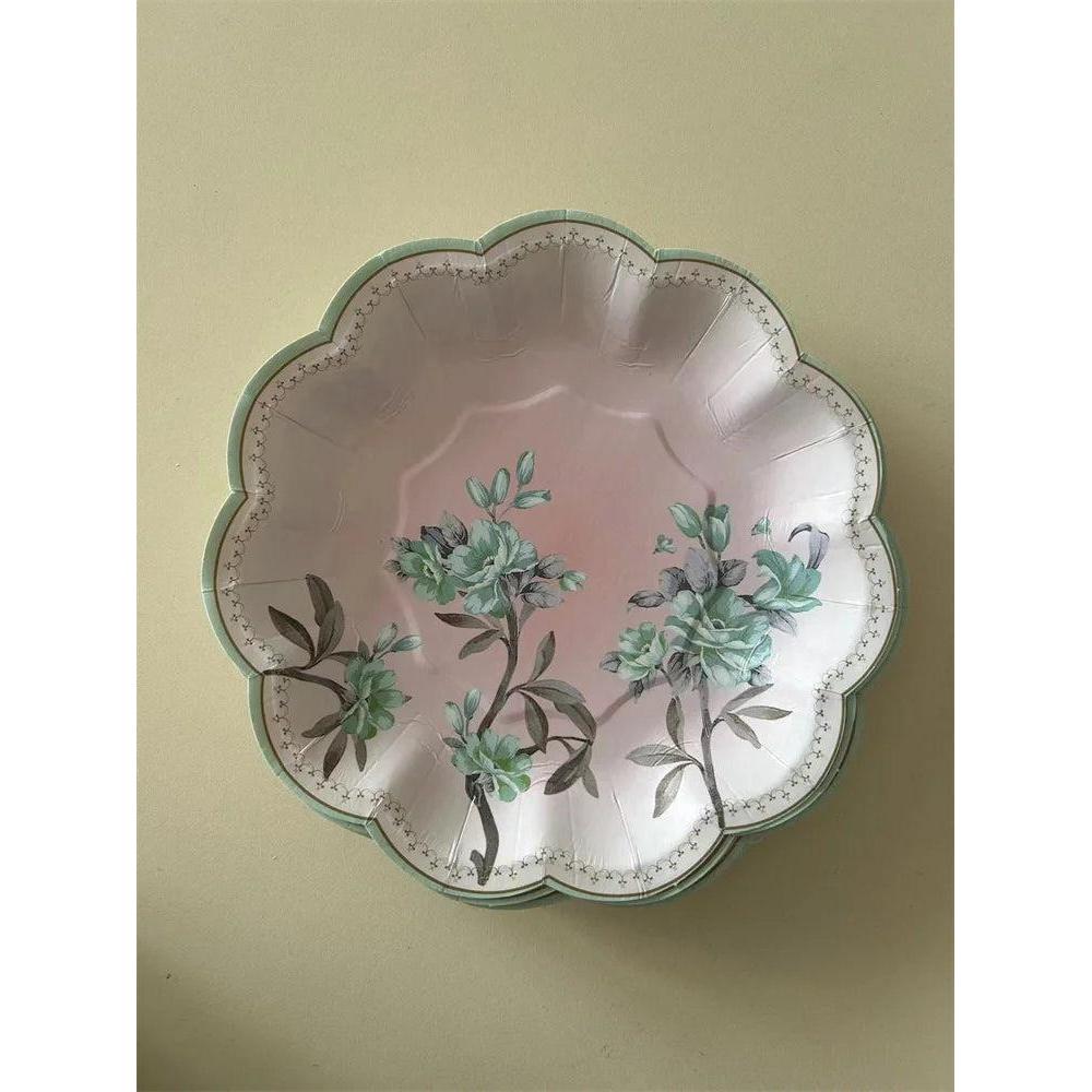 Dainty Floral Tea Party Paper Plates, 7" (8 Pack) 9 by HitMyNeed