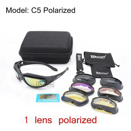 Daisy Tactical Polarized Outdoor Sports Glasses c5-polarized by HitMyNeed