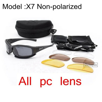 Daisy Tactical Polarized Outdoor Sports Glasses x7-non-polarized by HitMyNeed