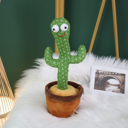 Dancing Cactus Plush Toy with Music, 32cm by HitMyNeed