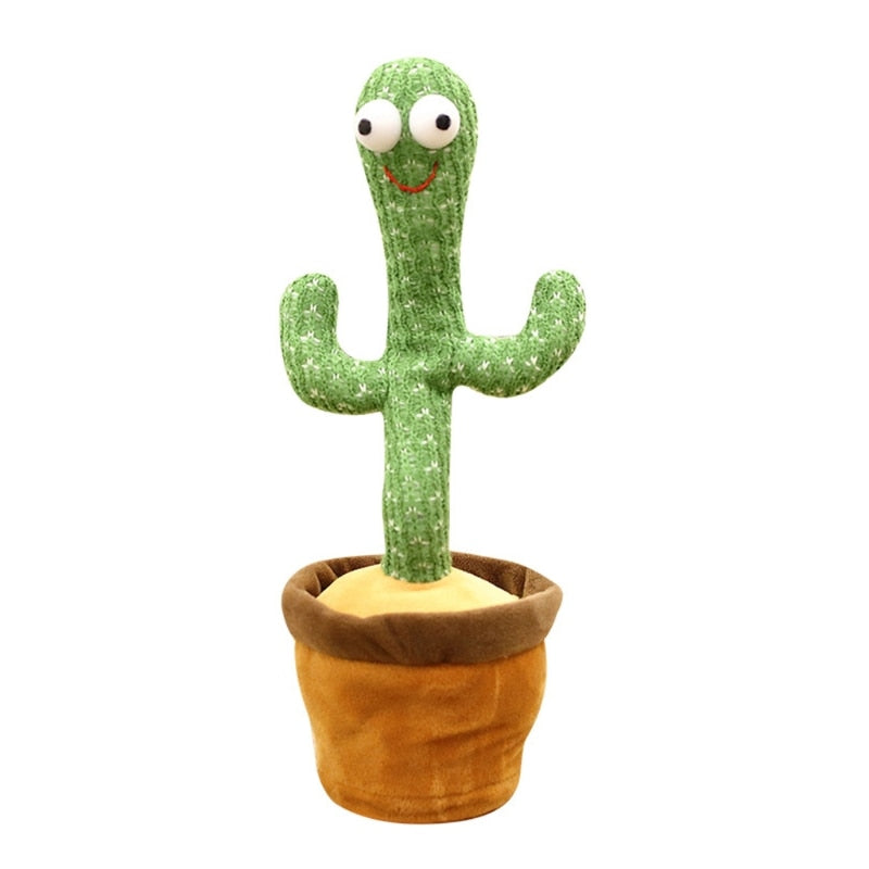 Dancing Cactus Plush Toy with Music, 32cm by HitMyNeed
