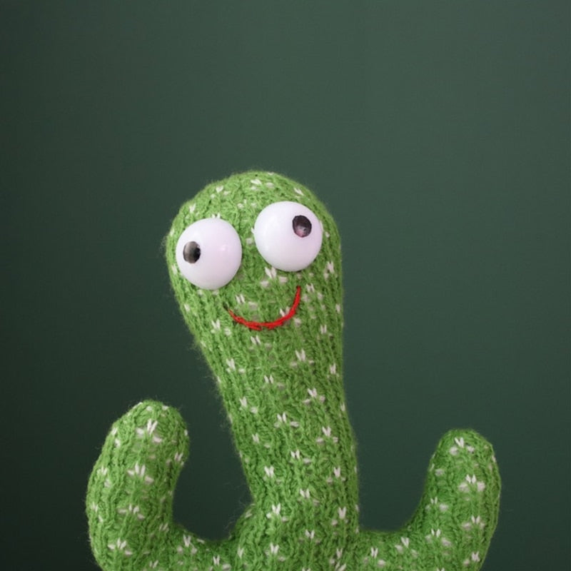 Dancing Cactus Plush Toy with Music, 32cm by HitMyNeed