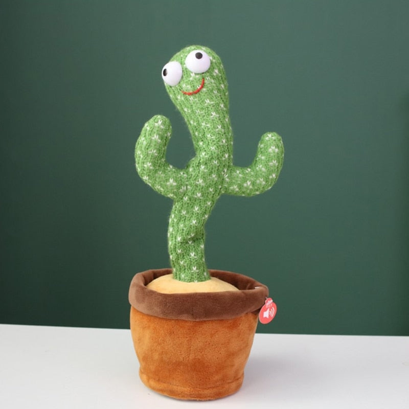 Dancing Cactus Plush Toy with Music, 32cm by HitMyNeed