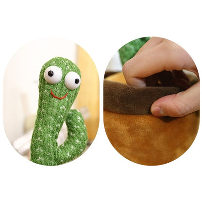 Dancing Cactus Plush Toy with Music, 32cm by HitMyNeed