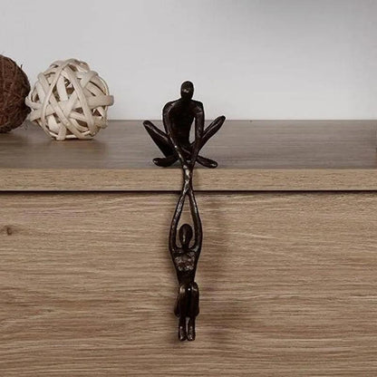 Dancing Couple Man Lifting Woman Resin Sculpture by HitMyNeed