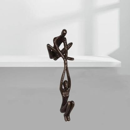 Dancing Couple Man Lifting Woman Resin Sculpture by HitMyNeed