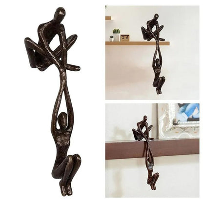 Dancing Couple Man Lifting Woman Resin Sculpture by HitMyNeed