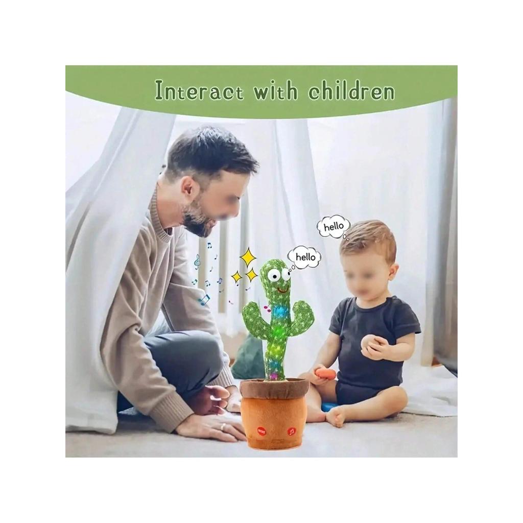 Dancing Talking Cactus Toy with Singing & Recording by HitMyNeed
