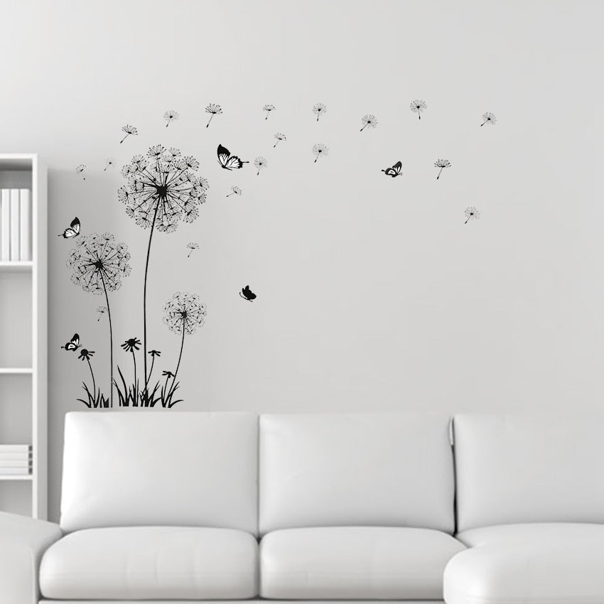 Dandelion Wall Sticker 60x90cm PVC Room Décor by HitMyNeed