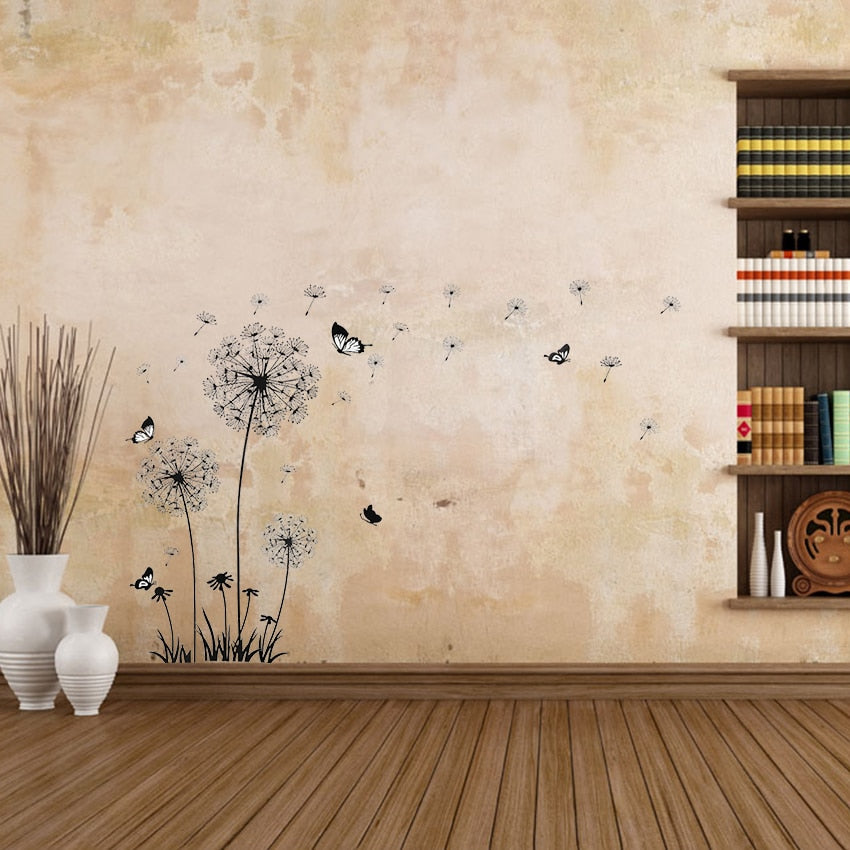 Dandelion Wall Sticker 60x90cm PVC Room Décor by HitMyNeed