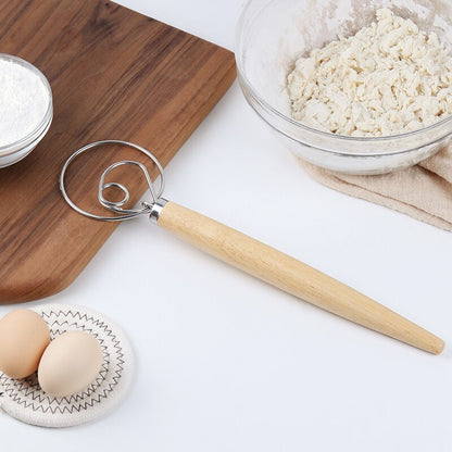 Danish Dough Whisk Manual Mixer Stainless Steel by HitMyNeed