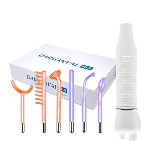 Darsonval High Frequency Facial Machine with 6 Wands by HitMyNeed