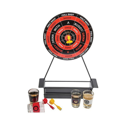 Dart Board Shot Drinking Game Set with 4 Glasses by HitMyNeed