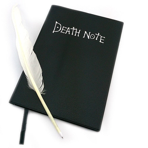 Death Note Notebook Anime Journal with Feather Pen by HitMyNeed