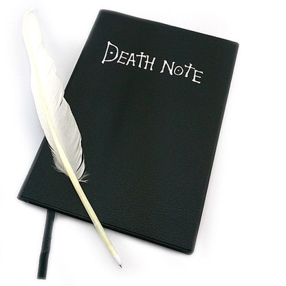 Death Note Notebook Anime Journal with Feather Pen by HitMyNeed
