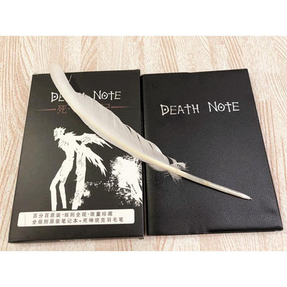 Death Note Notebook Anime Journal with Feather Pen by HitMyNeed