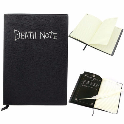 Death Note Notebook Anime Journal with Feather Pen by HitMyNeed