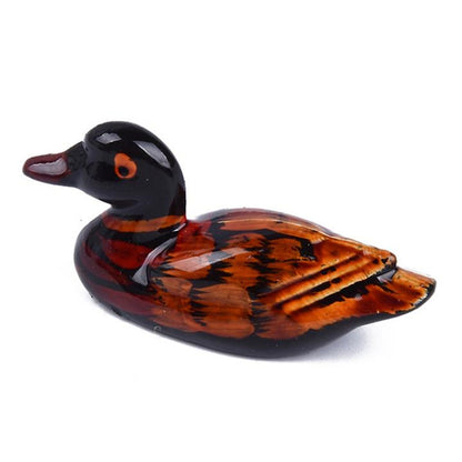 Decorative 3D Mandarin Duck Resin Figurine by HitMyNeed