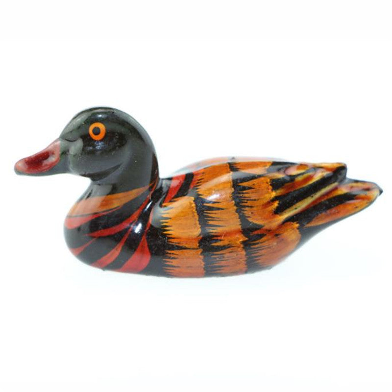 Decorative 3D Mandarin Duck Resin Figurine by HitMyNeed
