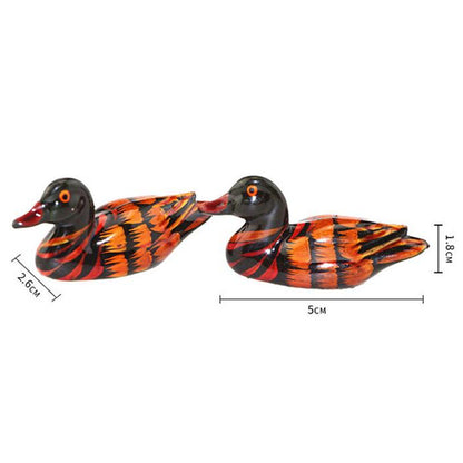 Decorative 3D Mandarin Duck Resin Figurine by HitMyNeed
