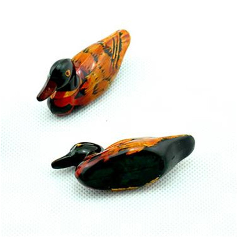 Decorative 3D Mandarin Duck Resin Figurine by HitMyNeed