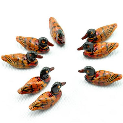 Decorative 3D Mandarin Duck Resin Figurine by HitMyNeed