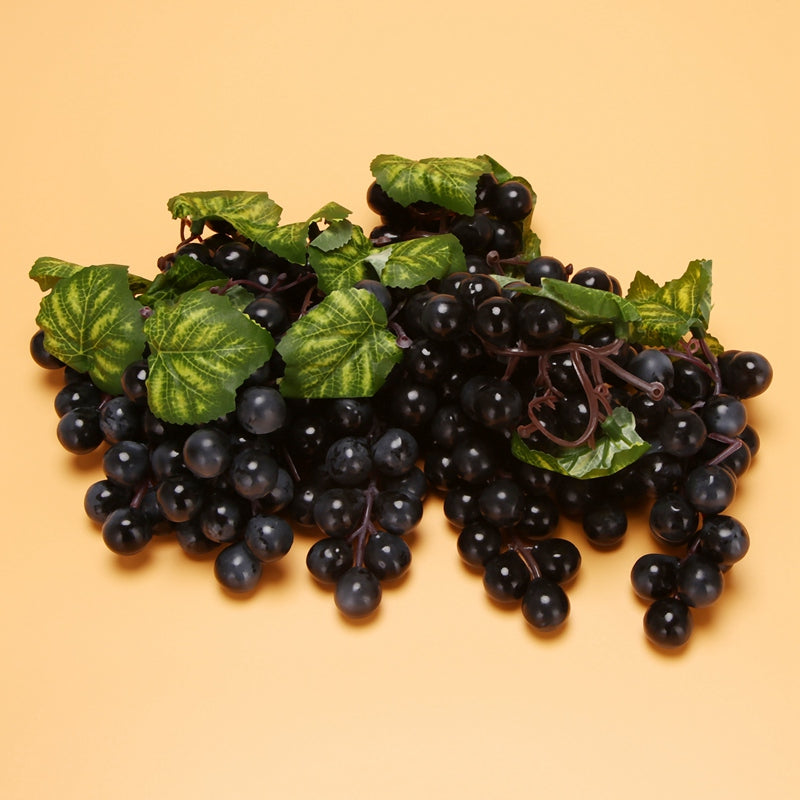Decorative Artificial Grape Bunches (Set of 10) by HitMyNeed