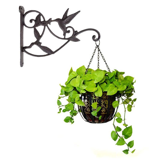 Decorative Cast Iron Plant Hanger Wall Bracket by HitMyNeed